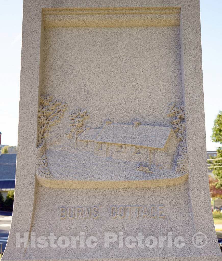 Monument to Scottish Poet Robert Burns, The Vermont History Center in Barre 2