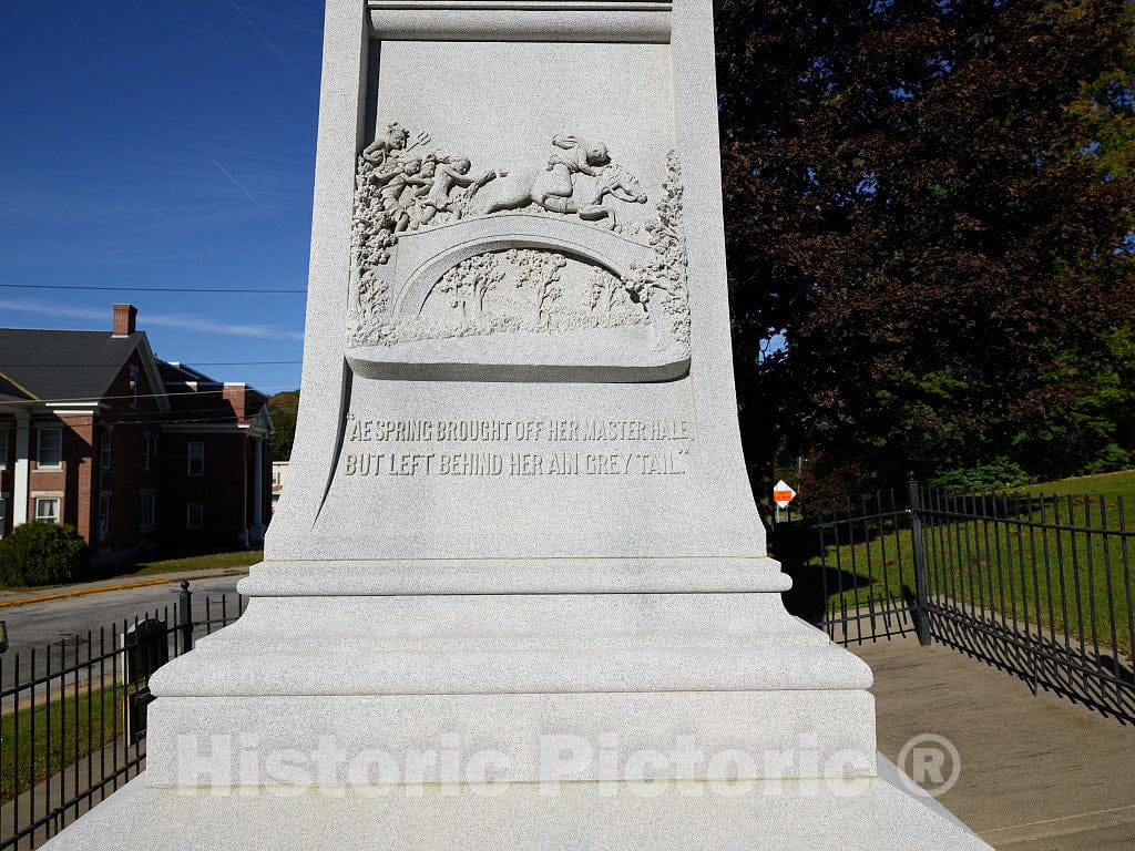 Monument to Scottish Poet Robert Burns, The Vermont History Center in Barre 3