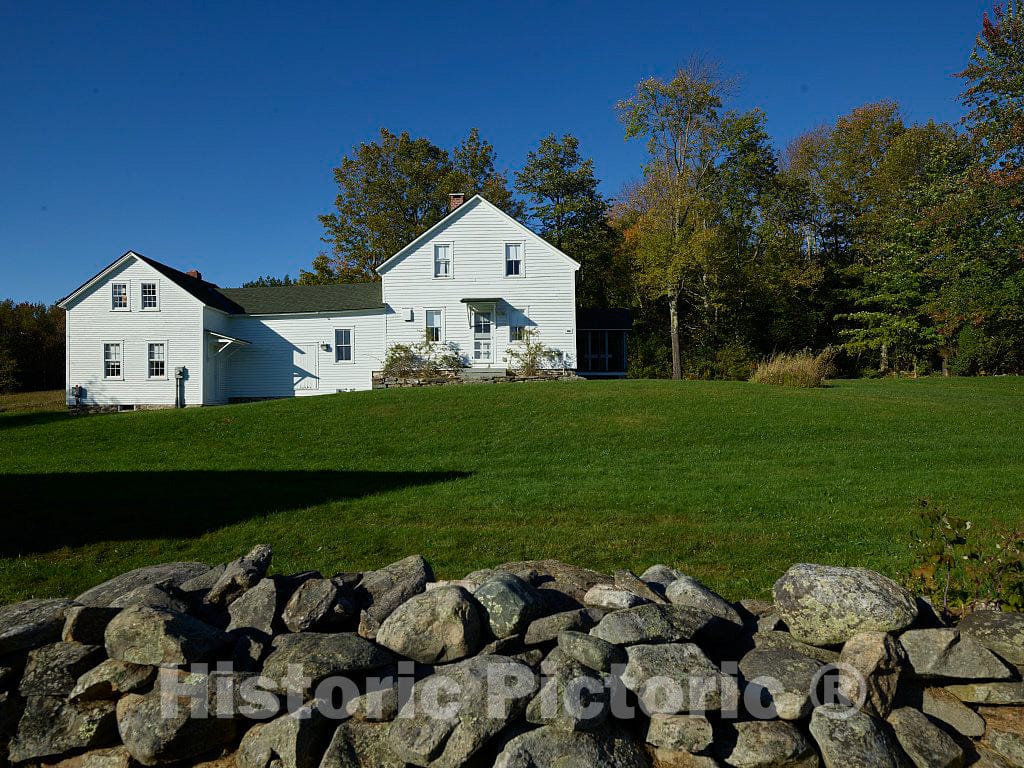 Photo - The acclaimed Poet Robert Frost's Seasonal Home in Rural Ripton, Vermont- Fine Art Photo Reporduction