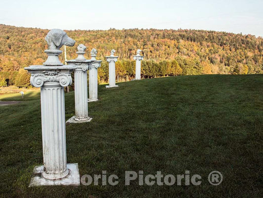 Photo- Some Dogs are Literally Placed on a Pedestal Outside The Dog Chapel, Indeed, a Quite serious Chapel Devoted to Departed and/or Beloved Canine Pets 5 Fine Art Photo