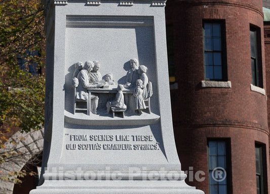 Monument to Scottish Poet Robert Burns, The Vermont History Center in Barre 4