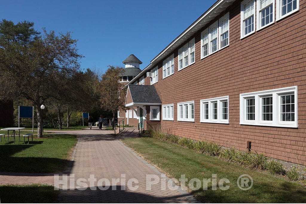 Photo- The Community Center, Originally a hay barn and silos, at Goddard College's Greatwood Campus in Plainfield, Vermont 2 Fine Art Photo Reproduction
