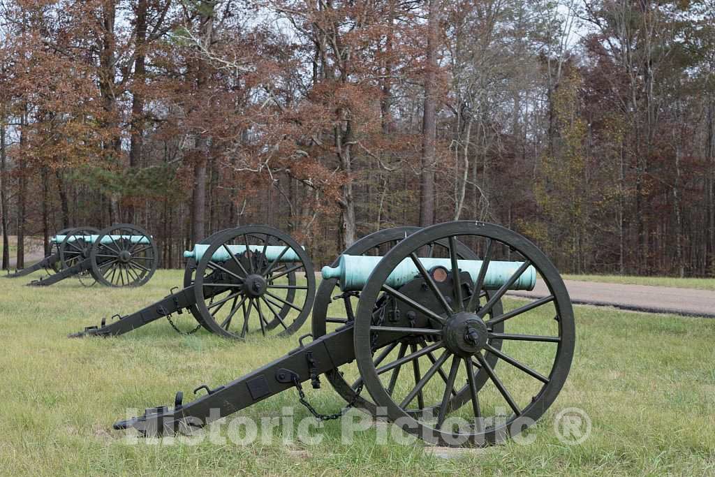 Photo- Battery H Cannons of The 4th U.S. Artillery at The Chickamauga Portion of The Chickamauga & Chattanooga National Military Park 2 Fine Art Photo Reproduction