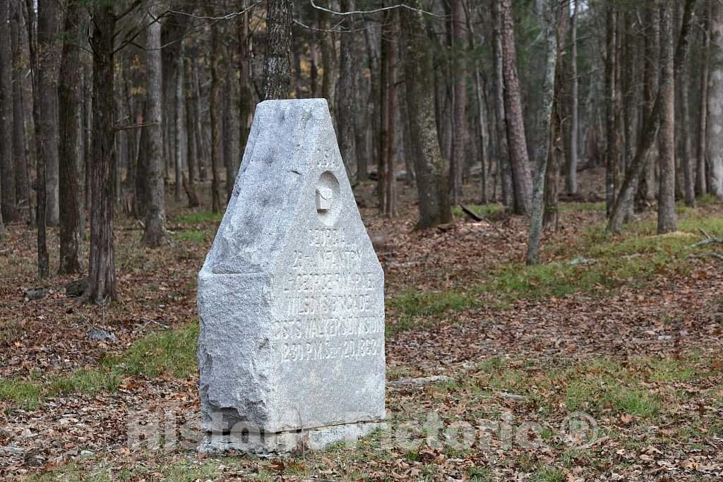 Photo - Georgia 29th Infantry Marker at The Chickamauga Portion of The Chickamauga & Chattanooga National Military Park- Fine Art Photo Reporduction