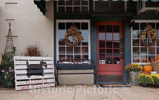 Photo - Art Boutique in Warm Springs, Georgia, The Town in which Franklin Roosevelt Sought Treatment for polio in 1924, Nine Years Before he Became U.S. President