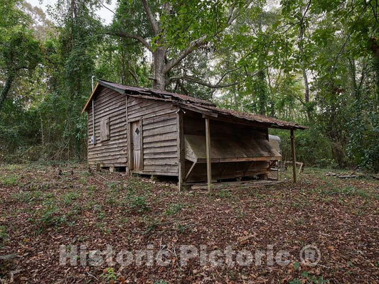 Photo - an Old Building That Once Served as Some sort of Clubhouse in Shiloh, Georgia- Fine Art Photo Reporduction
