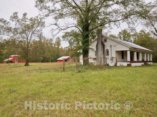 Photo - Rural Home in The unincorporated Community of Pine Mountain Valley, Georgia- Fine Art Photo Reporduction