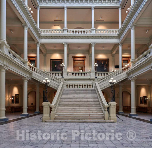 Photo- Atrium of The Georgia Capitol in Atlanta 2 Fine Art Photo Reproduction
