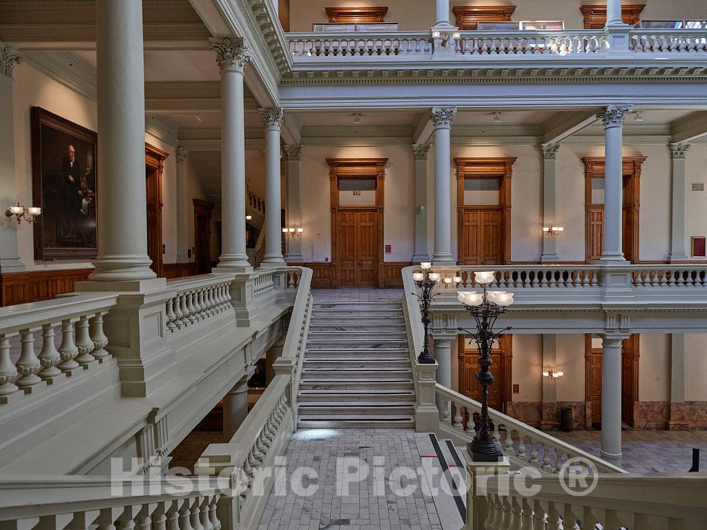 Photo - Balcony Level at The Georgia Capitol in Atlanta- Fine Art Photo Reporduction