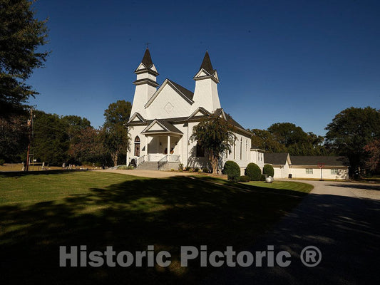 Photo - The First Baptist Church in Moreland, Georgia- Fine Art Photo Reporduction