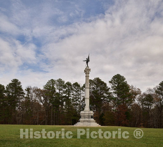 Photo - The Georgia Monument at the Chickamauga portion of the Chickamauga & Chattanooga National Military Park- Fine Art Photo Reporduction