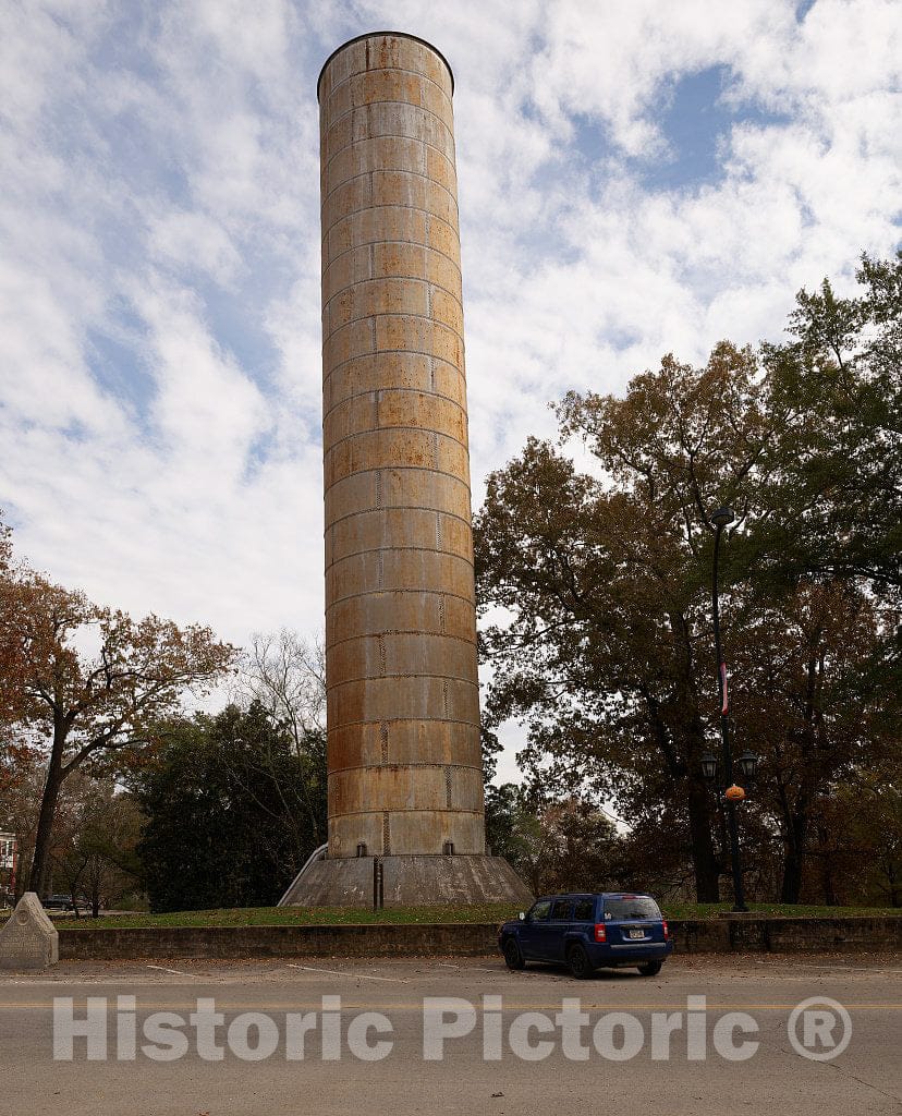 Photo- This Looks, at First Glance, Like an Industrial Chimney, but It's a Water Tower, Looking Quite Unlike The Usual Version That Supports a Large Tank at The top 2