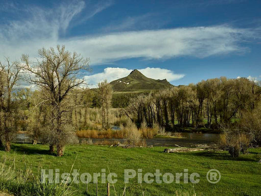 Photo- Scene at The Ladder Livestock Ranch, on The Colorado Border Near Savery, Wyoming. The Ranch operates in Both States, Running Sheep in Wyoming and Cattle in Colorado 4