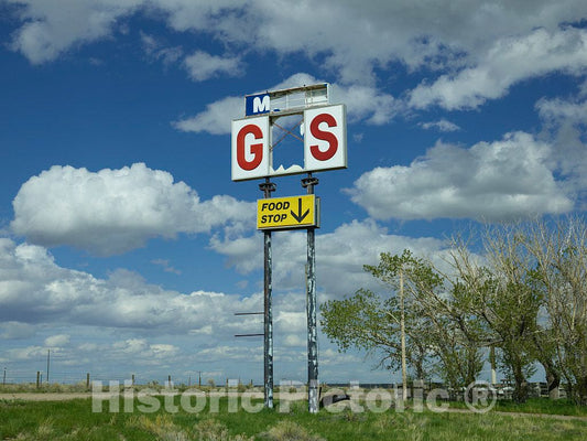 Photo- This Gas Station, Near The Settlement of Kelly Outside Grand Teton National Park in Northwest Wyoming, May or May not be Out of Gas. But its Sign is Out one Letter