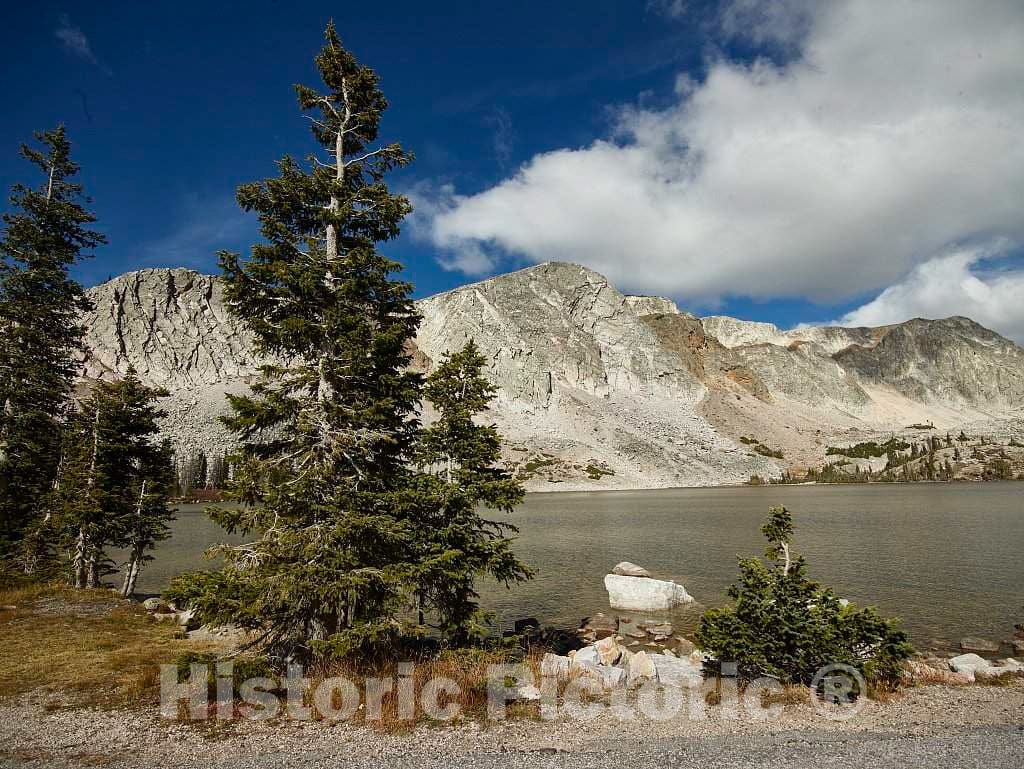 Photo- View of Lake Marie in Wyoming's Snowy Range, Between Saratoga and Laramie 4 Fine Art Photo Reproduction