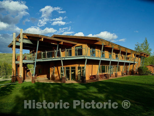 Photo- Cabin at Spring Creek Ranch Resort in Jackson Hole 2 Fine Art Photo Reproduction