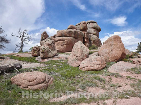 Photo- Granite outcroppings in a Popular Hiking, Climbing, and Biking Area Called Vedauwoo, Near Buford, Wyoming 1 Fine Art Photo Reproduction