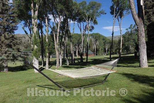 Photo - an Open Invitation to Relax at The A Bar A Guest Ranch Near The Town of Riverside in Carbon County, Wyoming- Fine Art Photo Reporduction