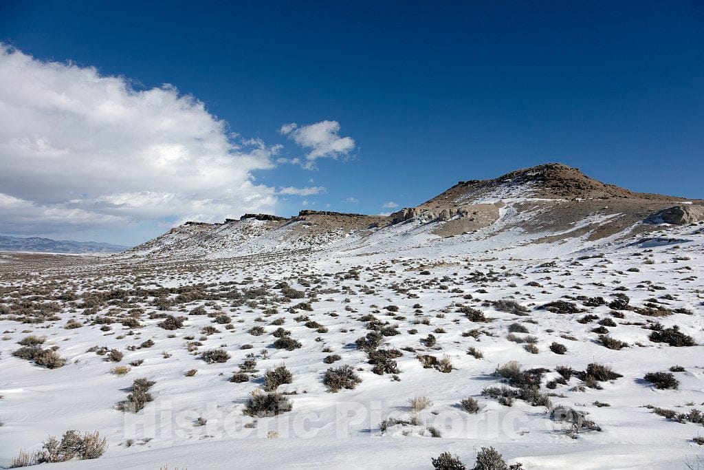 Photo- Winter-Day Scene in Rugged and Remote Sweetwater County, Wyoming 3 Fine Art Photo Reproduction