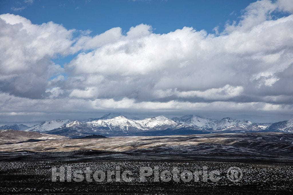 Photo- A Clear, Cold Winter's Day in Rugged and Remote Fremont County, Wyoming 3 Fine Art Photo Reproduction
