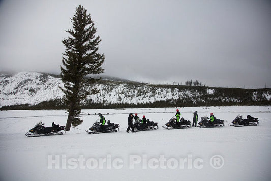 Photo- Yellowstone National Park in The Northwest Corner of Wyoming, Small Additional Park Acreage Also Spills into neighboring Idaho and Montana 2 Fine Art Photo Reproduction