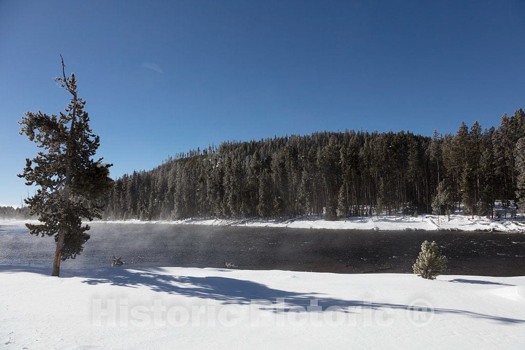 Photo- Winter in Yellowstone National Park in The Northwest Corner of Wyoming 7 Fine Art Photo Reproduction