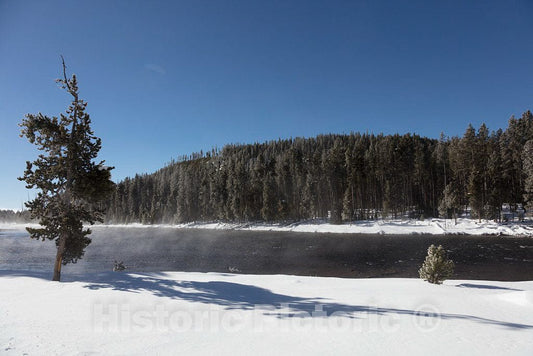 Photo- Winter in Yellowstone National Park in The Northwest Corner of Wyoming 7 Fine Art Photo Reproduction