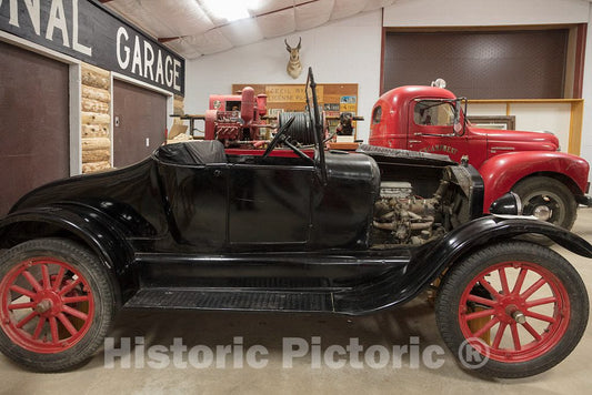 Photo - Vintage Vehicles at The Encampment Museum in The Little Town of Encampment, Wyoming- Fine Art Photo Reporduction