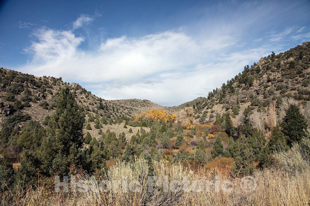 Photo- Fall scene at the A Bar A guest ranch, just over the Colorado border near Riverside in Carbon County, Wyoming 9 Fine Art Photo Reproduction