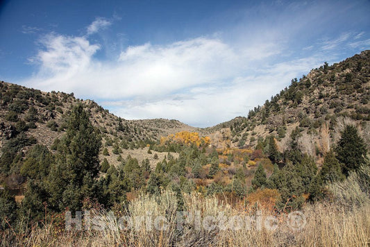 Photo- Fall scene at the A Bar A guest ranch, just over the Colorado border near Riverside in Carbon County, Wyoming 9 Fine Art Photo Reproduction