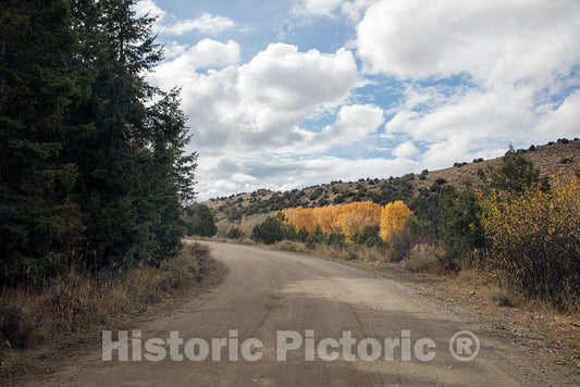 Photo- Fall Scene at The A Bar A Guest Ranch, just Over The Colorado Border Near Riverside in Carbon County, Wyoming 10 Fine Art Photo Reproduction