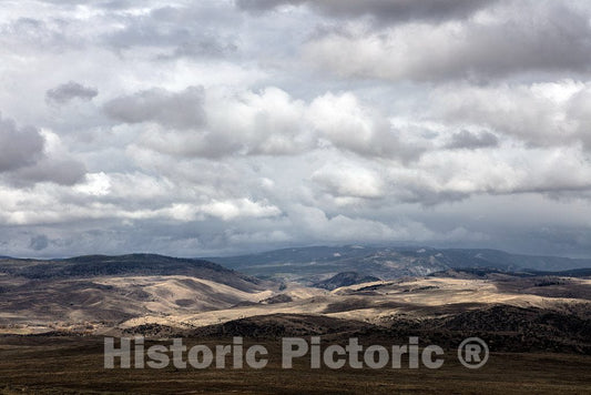 Photo - Foothills of The Snowy Range of The Rocky Mountains, viewed from The A Bar A Guest Ranch just Over The Colorado Border Near Riverside in Carbon County, Wyoming