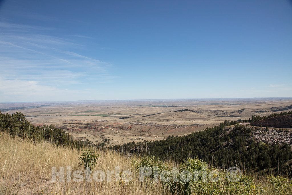 Photo- View in Scenic and Remote Sheridan County in North-Central Wyoming 1 Fine Art Photo Reproduction