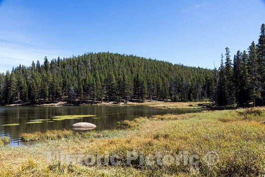 Photo- High-Country Lake in Scenic and Remote Sheridan County in North-Central Wyoming 2 Fine Art Photo Reproduction