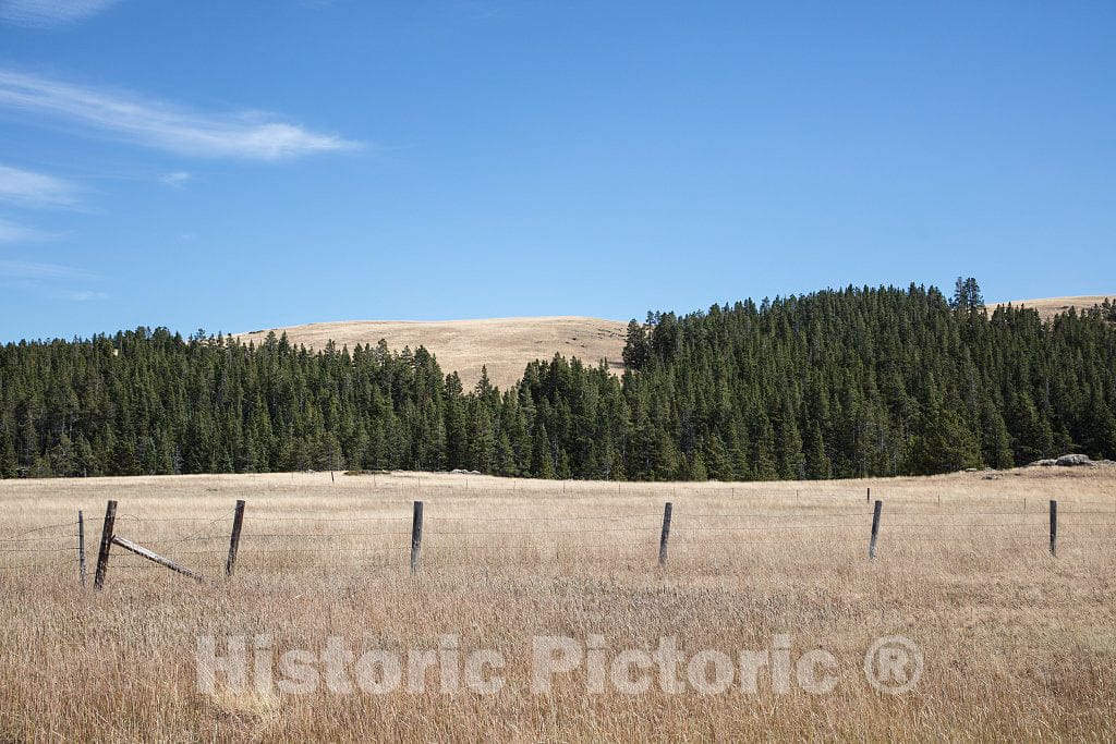Photo- View in scenic and remote Sheridan County in north-central Wyoming 5 Fine Art Photo Reproduction