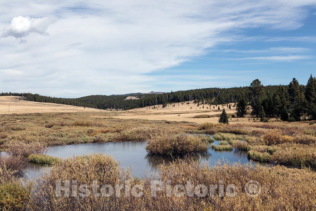 Photo- View in Scenic and Remote Sheridan County in North-Central Wyoming 6 Fine Art Photo Reproduction