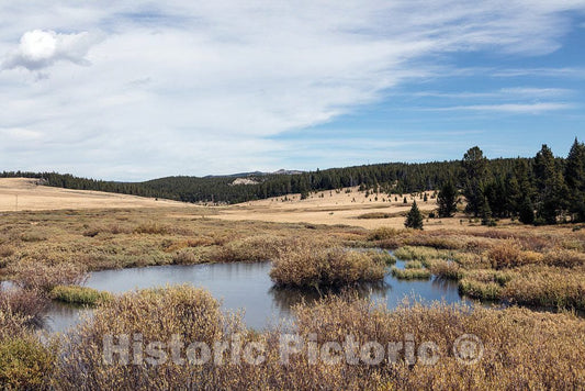 Photo- View in Scenic and Remote Sheridan County in North-Central Wyoming 6 Fine Art Photo Reproduction