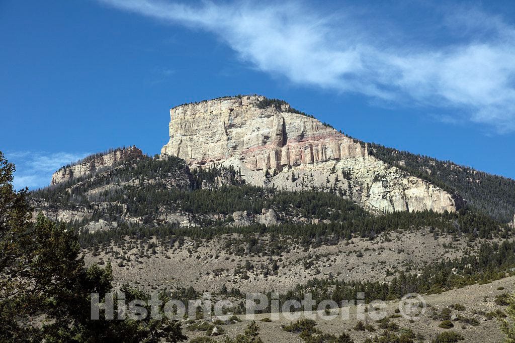 Photo - Rock Formation Above Shell Canyon in Remote Big Horn County, Wyoming- Fine Art Photo Reporduction