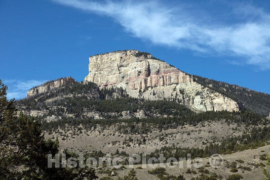 Photo - Rock Formation Above Shell Canyon in Remote Big Horn County, Wyoming- Fine Art Photo Reporduction