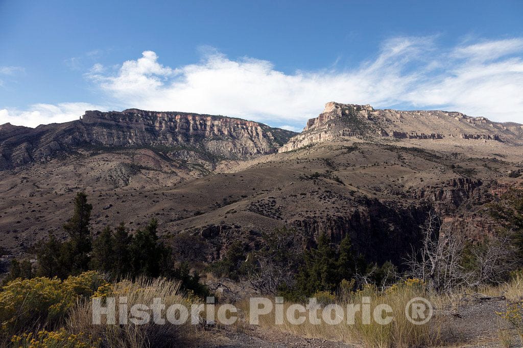 Photo- Vista in Rugged North-Central Wyoming's Rugged Big Horn County 3 Fine Art Photo Reproduction