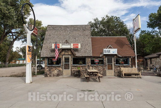 Photo- Old, but Still Operational, Gas Station and Convenience Store in Shell, Wyoming 1 Fine Art Photo Reproduction