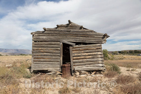 Photo - Long Abandoned Cabin in The Remote Plains Near Shell, Wyoming- Fine Art Photo Reporduction