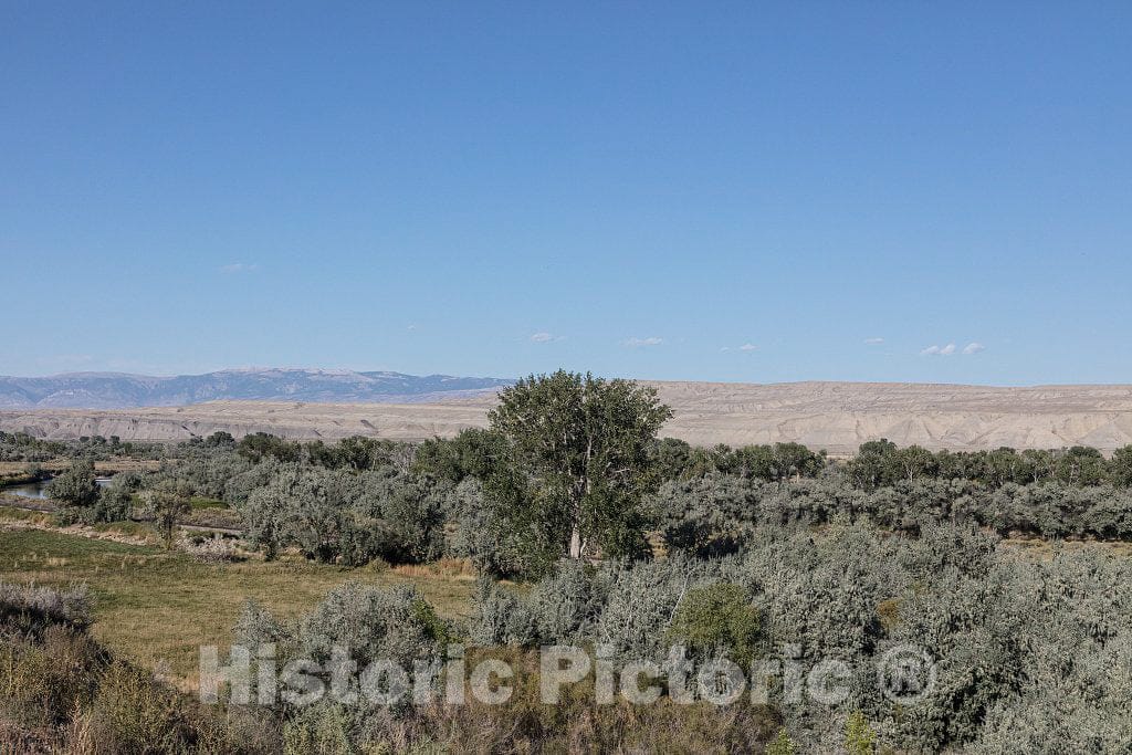 Photo- Remote Bluffs Between Basin and Greybull in Big Horn County, Wyoming 1 Fine Art Photo Reproduction