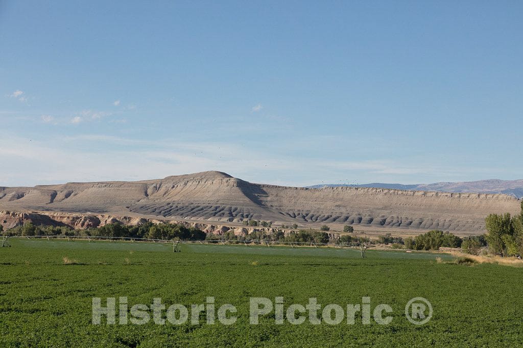 Photo- Remote Bluffs Between Basin and Greybull in Big Horn County, Wyoming 2 Fine Art Photo Reproduction