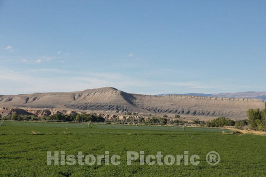Photo- Remote Bluffs Between Basin and Greybull in Big Horn County, Wyoming 2 Fine Art Photo Reproduction