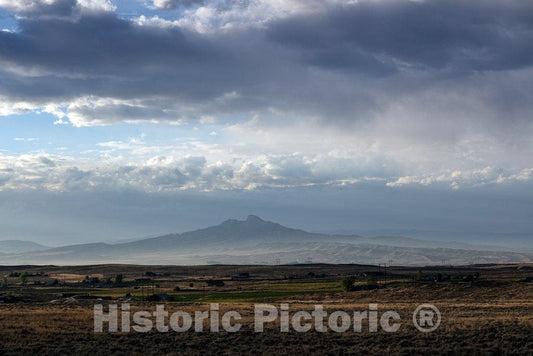 Photo - Plain and Distant Bluff in Park County, Wyoming- Fine Art Photo Reporduction