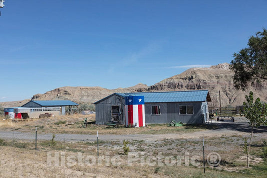 Photo - Small, Desolate Industrial site in Park County, Wyoming- Fine Art Photo Reporduction