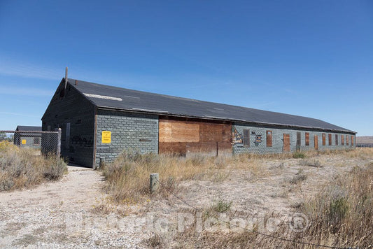 Photo- Barracks Building at The onetime Heart Mountain Relocation Center in Park County, Wyoming 1 Fine Art Photo Reproduction