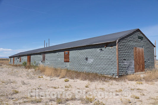 Photo- Barracks Building at The onetime Heart Mountain Relocation Center in Park County, Wyoming 2 Fine Art Photo Reproduction