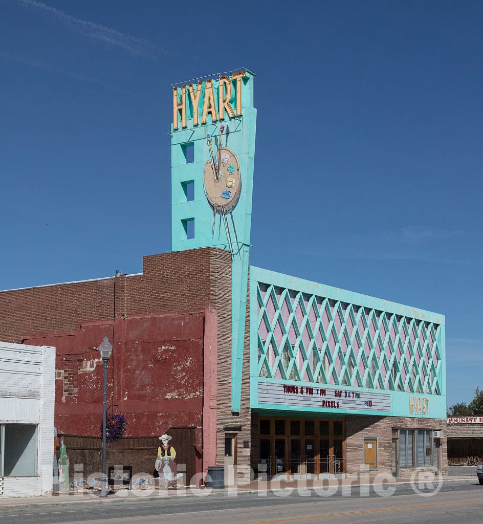 Photo - The Hyart Theater in Lovell, Wyoming- Fine Art Photo Reporduction